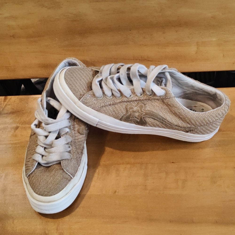 Converse Golf Le Fleur Taylor the Creator tweed tan size 10